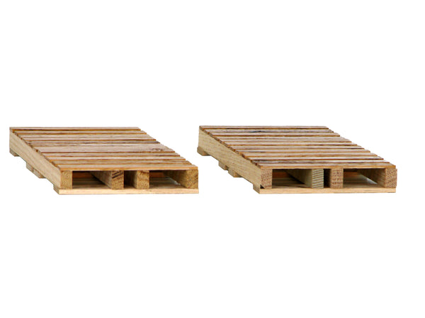 Long Pallet Coaster Set of 2 in Oak