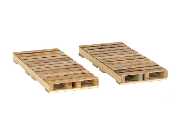 Long Pallet Coaster Set of 2 in Oak