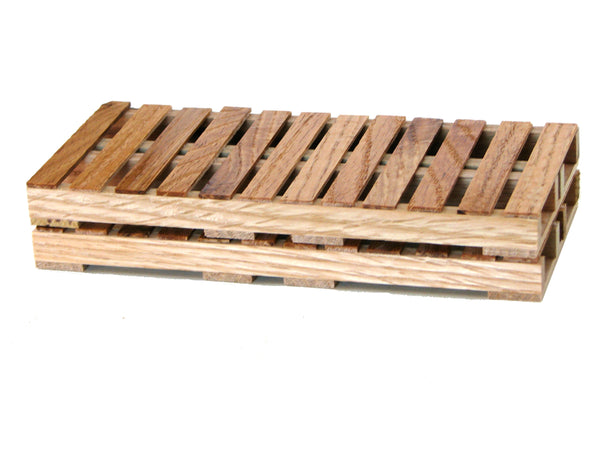 Long Pallet Coaster Set of 2 in Oak