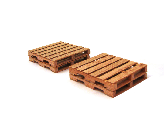 Pallet Coaster Set of 4 in Oak