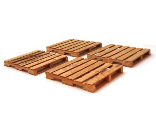 Pallet Coaster Set of 4 in Oak